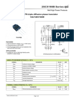 2SC5198B Series: Silicon NPN Triple Diffusion Planar Transistor 10A/140V/100W