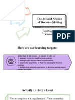 The Art and Science of Decision-Making: A Learning Guide Anchored On The Most Essential Learning Competencies For