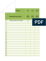 Registro de Eval Diag 2° Grado