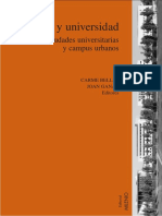 Ciudad y Universidad. Ciudades Universitarias y Campus Urbanos. Olumen 4. CARME BELLET JOAN GANAU Editores MILENIO. Editorial