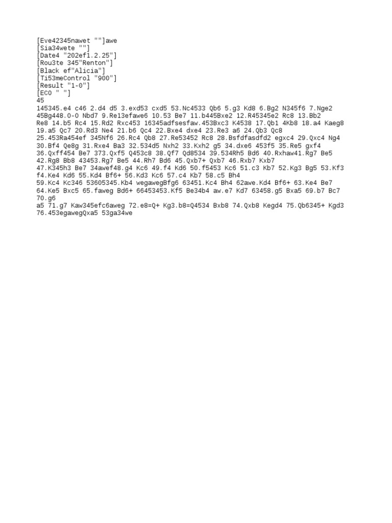 PGN 3 | PDF