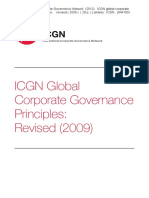 ICGN Global Corporate Governance Principles: Revised (2009)
