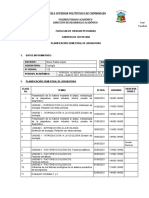 Planificación - Ecología