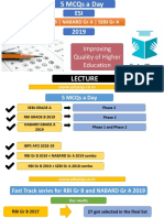 Rbi GR B - Nabard GR A - Sebi GR A: Improving Quality of Higher Education