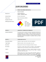 Petron Regular Unleaded: Material Safety Data Sheet