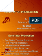 Generator Protection and Functionalies