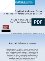 The Brazilian Digital Culture Forum