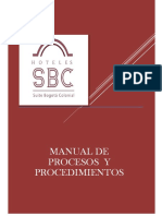Manual de Procesos y Procedimientos 