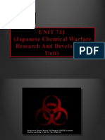 UNIT 731 (Japanese Chemical Warfare Research and Development Unit)
