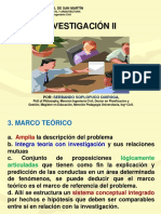 EL PROYECTO de INVESTIGACIÓN - Marco Teórico y Marco de Referencia (Contin.)