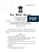 Bihar Electricity Regulatory Commission Standards of Performance Regulations