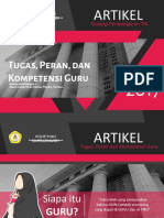 Strategi Pembelajaran Tik - Tugas, Peran, Dan Kompetensi Guru