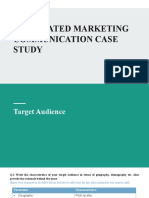 Integrated Marketing Communication Case Study
