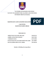Maintenance and Facilities Management (Bsr607) Case Study: Bangunan Darul Ehsan