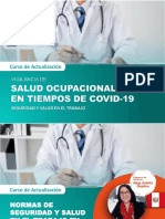 Normas de Seguridad y Salud en El Trabajo en El COVID 19