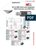 USB 3.0 EMC Stick With Integrated ESD Protection and EMI Filter