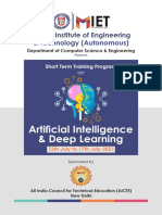 Arti Cial Intelligence & Deep Learning: Model Institute of Engineering & Technology (Autonomous)