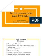 Technopreneurship Bagi PNS