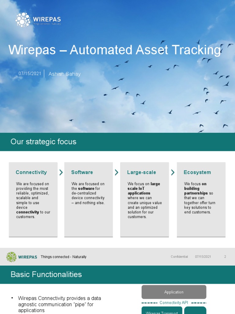 Wirepas Automated Asset Tracking Solutions | PDF | Computer Network ...