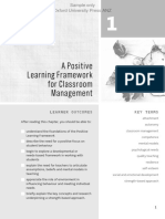 A Positive Learning Framework For Classroom Management: Learner Outcomes Key Terms