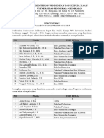 Pengumuman Kompetensi 2019