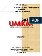 Proposal UMKM Kios Sembako (Hasriani)