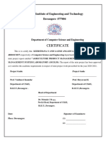 Dbms Project on Agriculture Product Management System” for Database Management System Laboratory