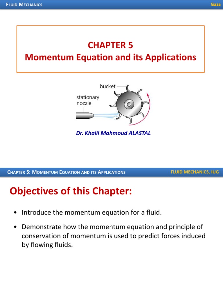 Momentum Equation in Fluid Mechanics | PDF | Momentum | Rocket