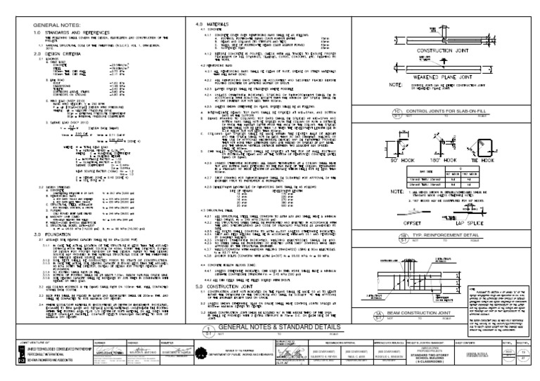 Structural Notes DPWH | PDF