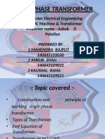 Single Phase Transformer