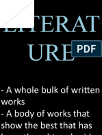 Types & Elements of Literature