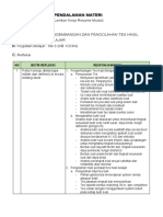 ANALISIS TES HASIL BELAJAR