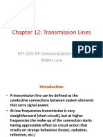 Chapter 12: Transmission Lines: EET-223: RF Communication Circuits Walter Lara