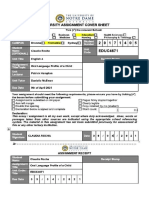 Oral Language Profile of A Child Assignment