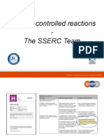 Enzyme-Controlled Reactions - The SSERC Team