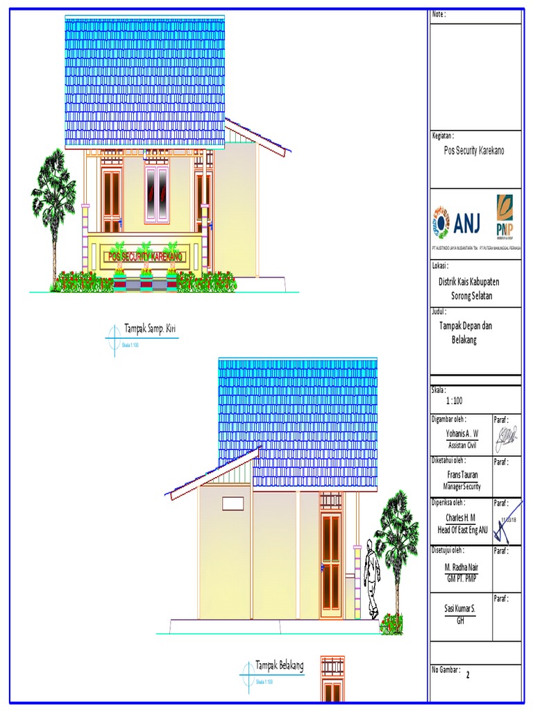 Tampak Depan Dan Belakang | PDF