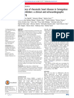 Prevalence of Rheumatic Heart Disease in Senegalese School Children: A Clinical and Echocardiographic Screening