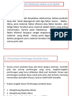 Analisis Produksi Excavator 2007