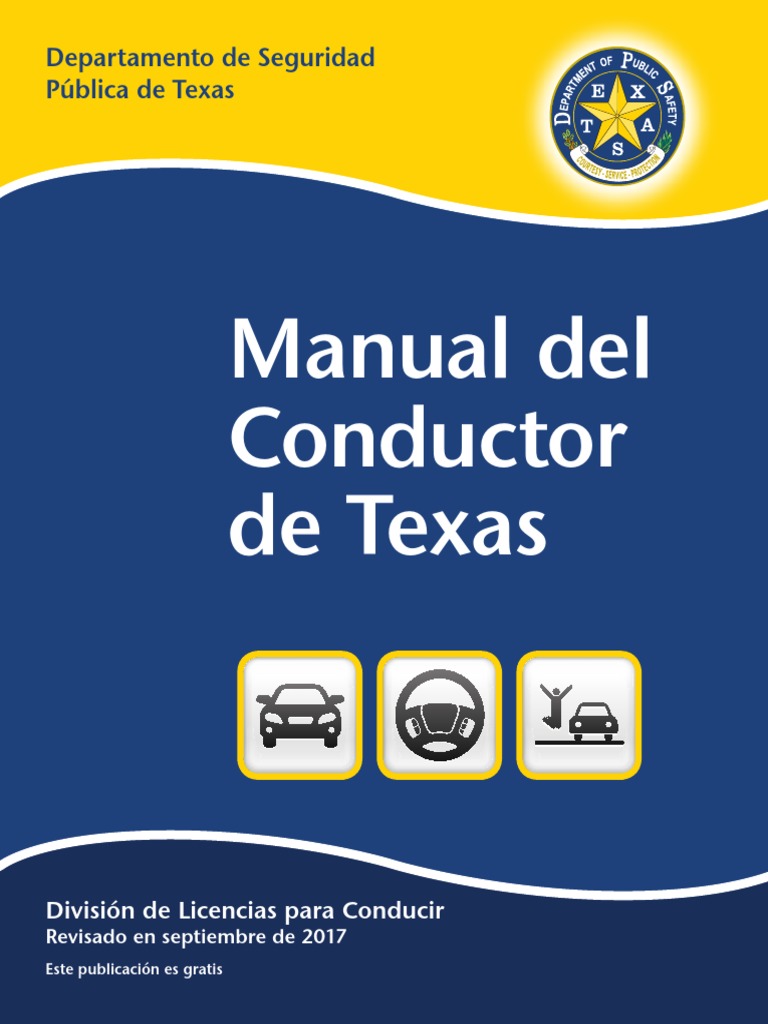 Manual de Manejo Texas 2019 1 PDF Menor (ley) Peatonal