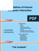 Foundations of Human Computer Interaction