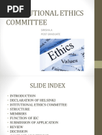 Institutional Ethics Committee Notes