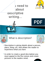 Descriptive Writing PPT