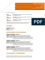 8 Modelo Curriculo Profissional Laranja 97 2003