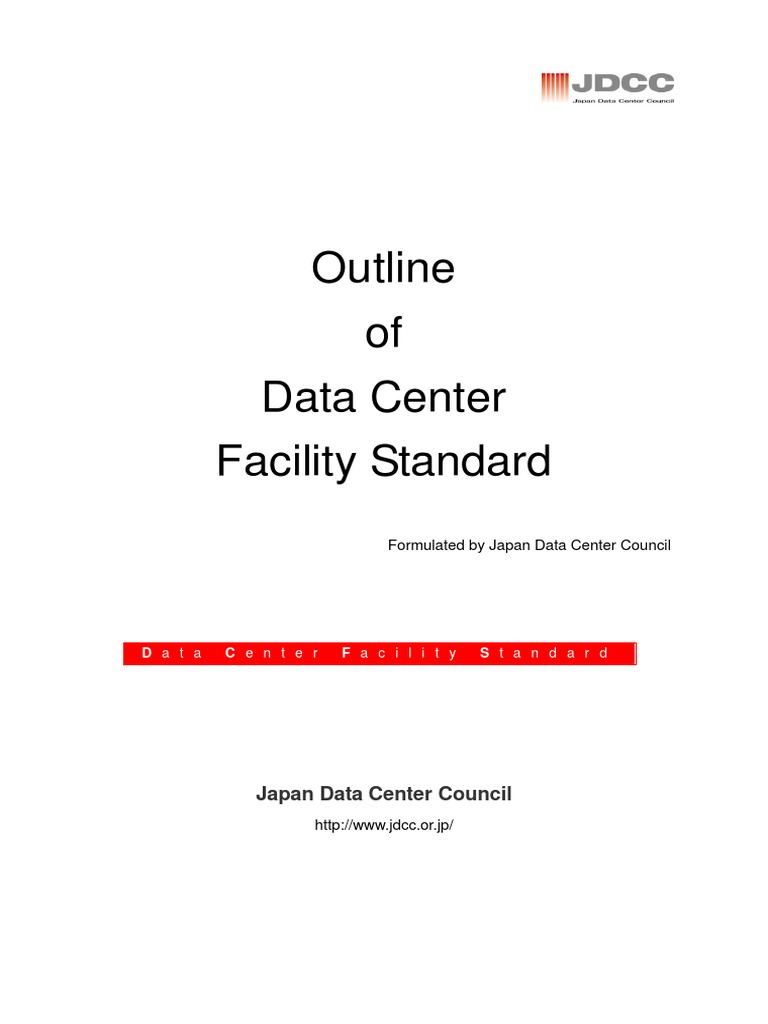 Japan Data Center Facility Standard | PDF | Data Center | Reliability ...