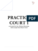 Practice Court 1 PJA