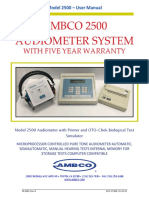 AMBCO 2500 Manual