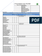 Form Daily Crane Checklist