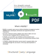 Mysql vs. Mongodb: Looking at Relational and Non-Relational Databases