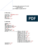 Diagrama Menu-Ului Service La TV LCD Teletech Sasiu 17MB22