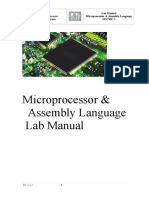Microprocessor & Assembly Language Lab Manual